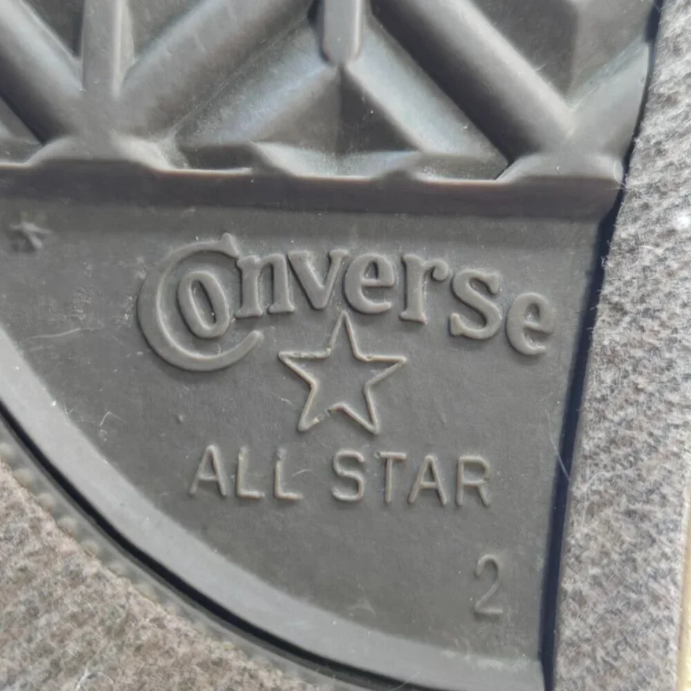 Converse Chuck Taylor All Star Double Tongue | Charcoal | Junior Size 2